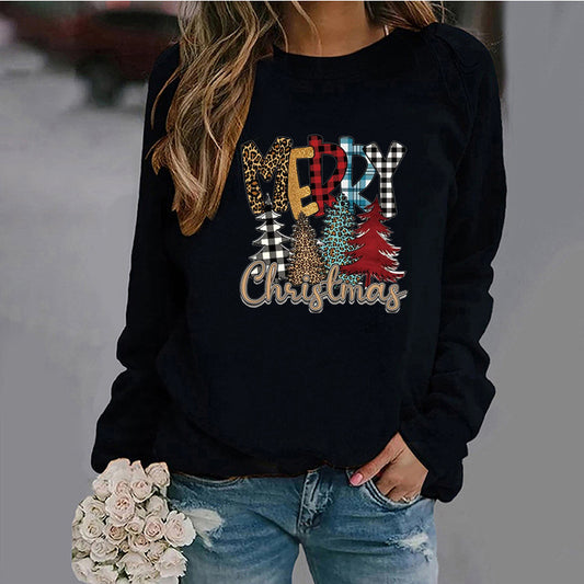 Women's Round Neck Sweatshirt New Arrival Christmas Foreign Trade
