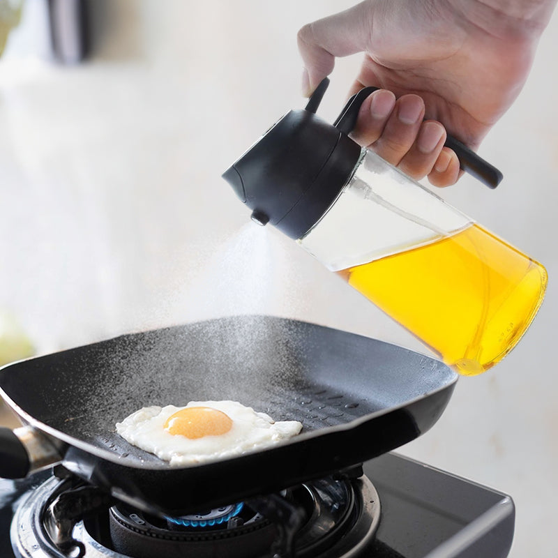 2-in-1 Kitchen Olive Oil Dispenser, Oil Sprayer, Grilling & Picnic Tools