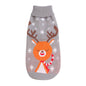 Christmas reindeer maple leaves snowflakes holiday pet clothes high necked knitted sweaters dog and cat clothing jackets