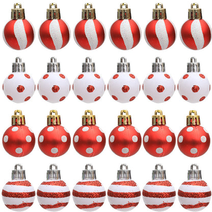 Christmas decorations Christmas trees gifts decorations mini painted Christmas balls