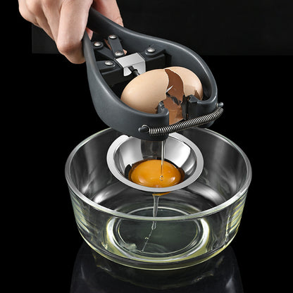 304 Stainless Steel Egg Opener Egg Opener Shelling Kitchen Tool Egg Yolk And Egg White Separator