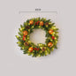 Christmas wreath rattan 30/40/50/60cm Christmas decoration wreath door hanging scene
