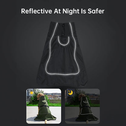 Waterproof Dog Jacket with Fleece Lining for Cold & Outdoor. Reflective, in Colors like Black, etc.