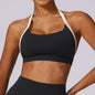 Hanging neck yoga quick drying sports bra running and fitness vest