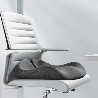 Memory Foam Coccyx Cushion. Alleviates tailbone/sciatica/back pain. Non - slip for office/car seats.