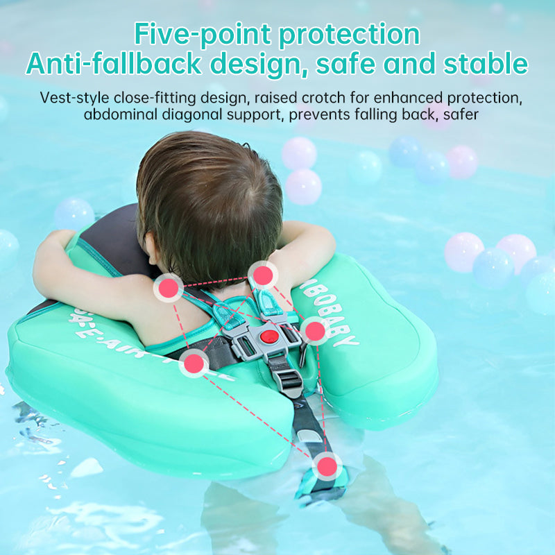 Mambobaby Non - inflatable Baby Swim Float, Foot Cushion, Seat, Fun Swimming Toys, Gift for Boys and Girls