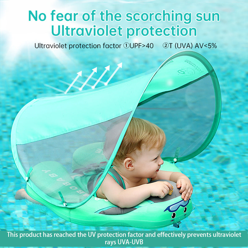 Mambobaby Non - inflatable Baby Swim Float, Foot Cushion, Seat, Fun Swimming Toys, Gift for Boys and Girls