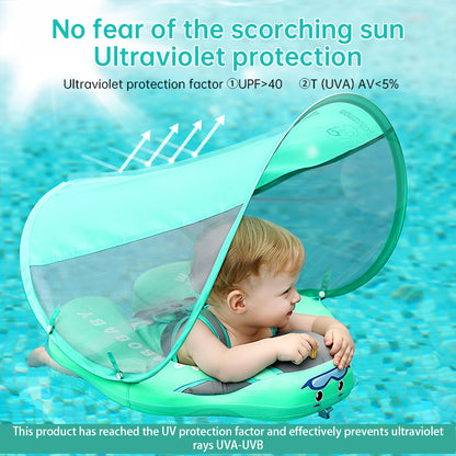 Mambobaby Non - inflatable Baby Swim Float, Foot Cushion, Seat, Fun Swimming Toys, Gift for Boys and Girls