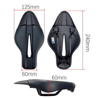 TT Time Trial/MTB Cycling Saddle: Seatless Triathlon Option for Road & Fixed-Gear Bikes