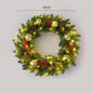 Christmas wreath rattan 30/40/50/60cm Christmas decoration wreath door hanging scene