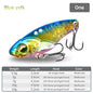 1PCS 3.5g/5g/7g/10g/15g VIB Fishing Lure – Rattlesnake Iron Jig, long-cast hard lure for predatory fish.