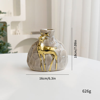 New Christmas Bouquet Vase Set, Elegant Flower Arrangement Decoration Props