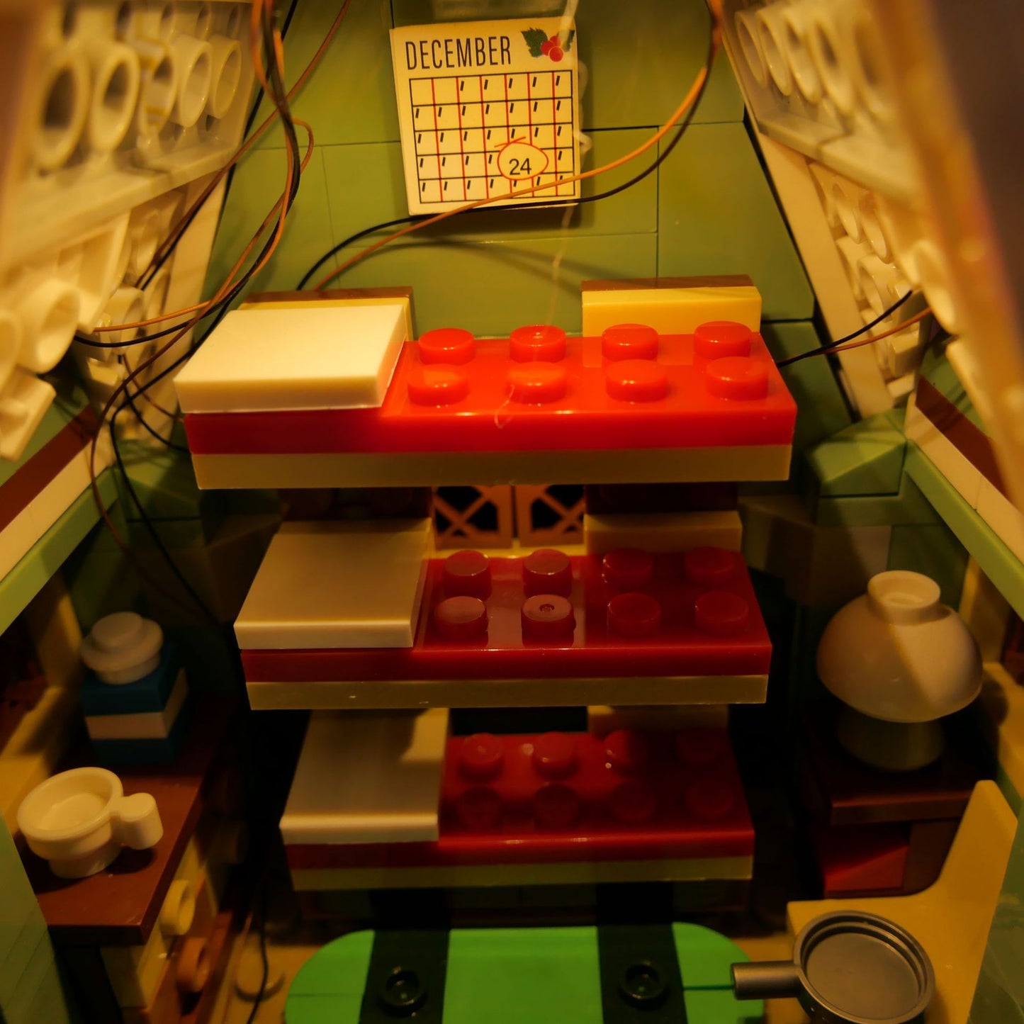 Suitable for LEGO 10275 Christmas Series Elf Magic House LED Remote Control Light