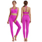 Yoga clothing set women's shock-absorbing gathering sports bra high waist and hip lifting fitness pants two-piece set