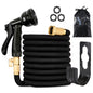 100 - ft Expandable Garden Hose with Nozzle. Light, Durable & Kink - Free for Car Wash & Outdoor Watering