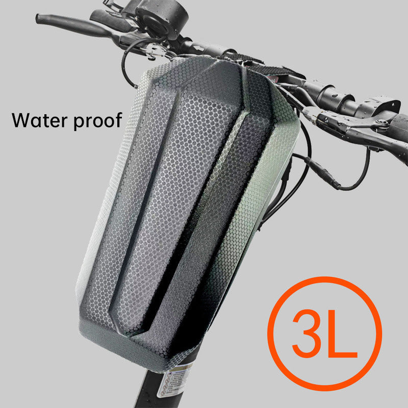 Portable Hanging Storage Bag (3L/4L): Hard-Shell Waterproof for Electric Scooter/Bike (Front, Accessories)