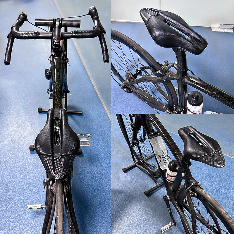 TT Time Trial/MTB Cycling Saddle: Seatless Triathlon Option for Road & Fixed-Gear Bikes