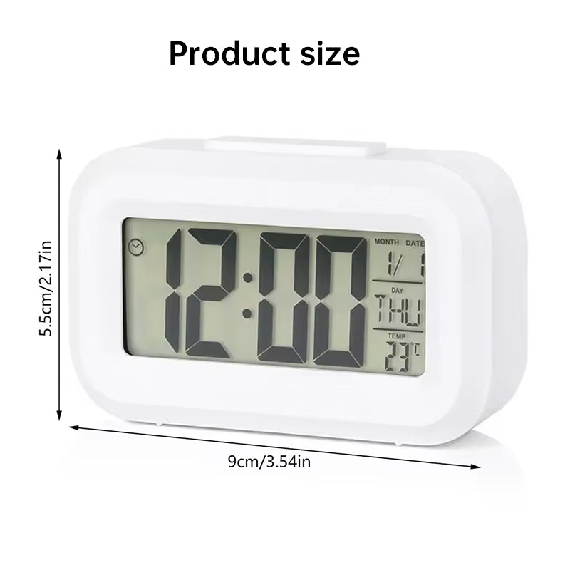 Household Digital LED Alarm Clock – Battery-Powered, Multi-Functional for Bedroom Bedside & Room Table, Ideal Home Decor