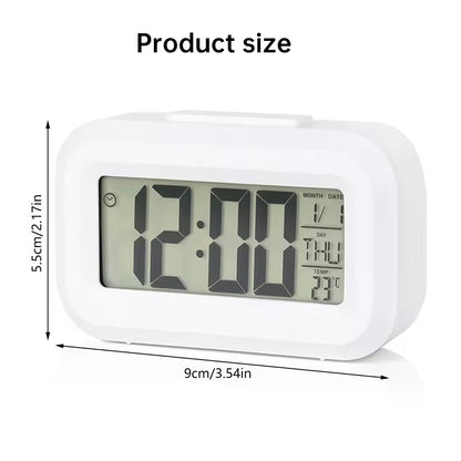 Household Digital LED Alarm Clock – Battery-Powered, Multi-Functional for Bedroom Bedside & Room Table, Ideal Home Decor