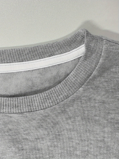 Women'S Christmas Music-Themed Casual Crew Neck Sweatshi