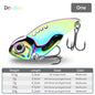 1PCS 3.5g/5g/7g/10g/15g VIB Fishing Lure – Rattlesnake Iron Jig, long-cast hard lure for predatory fish.