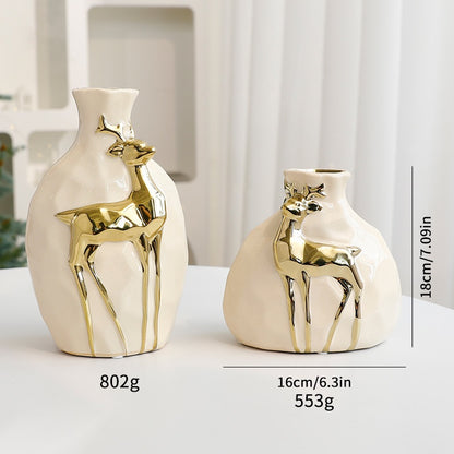 New Christmas Bouquet Vase Set, Elegant Flower Arrangement Decoration Props