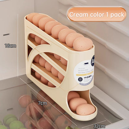 Slide-Roll Egg Box (Fridge Side Door Special Fresh-Keeping)