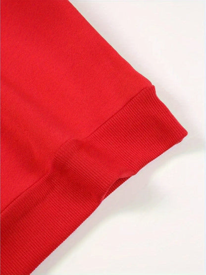 Women's Casual Christmas Print Long Sleeve Sweatshirt - Vibr