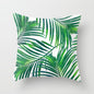 Elife Retro Green Leaves Cactus Linen cotton cushion case Polyester Home Decor Bedroom Decorative Sofa Car Throw Pillows