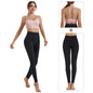 Yoga clothing set women's shock-absorbing gathering sports bra high waist and hip lifting fitness pants two-piece set