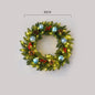 Christmas wreath rattan 30/40/50/60cm Christmas decoration wreath door hanging scene