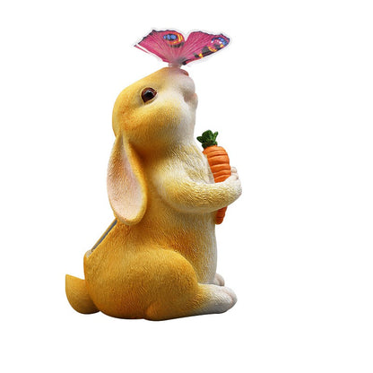 Solar waterproof and luminous rabbit light courtyard