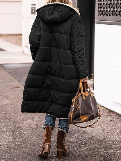 Solid color hooded cotton jacket, long sleeved, double-sided, slim fit, cardigan jacket, top