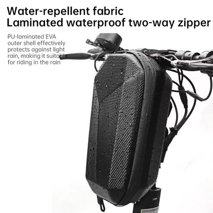 Portable Hanging Storage Bag (3L/4L): Hard-Shell Waterproof for Electric Scooter/Bike (Front, Accessories)