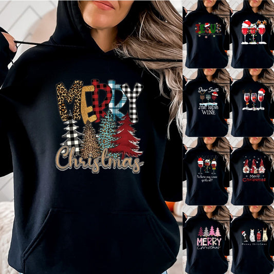 Women's Hooded Sweatshirt New Arrival Christmas Foreign Trade