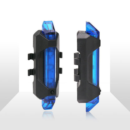 1pcs Bicycle Riding Equipment Accessories USB Charging LED Mountain Bike Light Bicycle Lighting Warning Tail Light