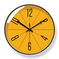 Brand - new 10/12 - inch modern wall clock. Its silent quartz makes it perfect for living rooms.
