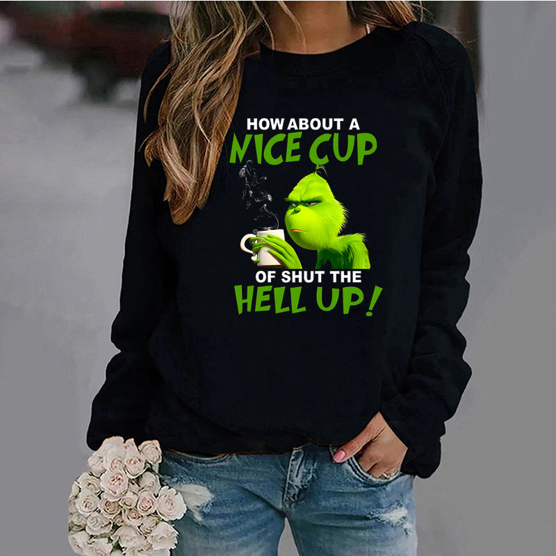 Women's Round Neck Sweatshirt New Arrival Christmas Foreign Trade