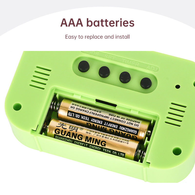 Household Digital LED Alarm Clock – Battery-Powered, Multi-Functional for Bedroom Bedside & Room Table, Ideal Home Decor