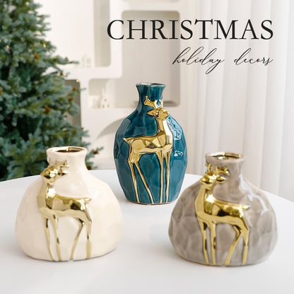 New Christmas Bouquet Vase Set, Elegant Flower Arrangement Decoration Props