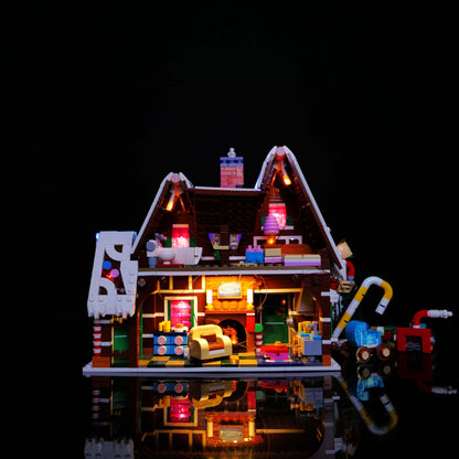 Building block lighting compatible with LEGO winter Christmas series 10267 gingerbread house LED remote control lighting