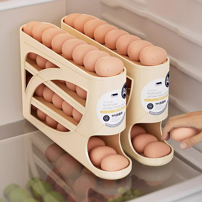 Slide-Roll Egg Box (Fridge Side Door Special Fresh-Keeping)