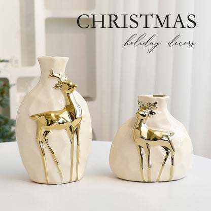 New Christmas Bouquet Vase Set, Elegant Flower Arrangement Decoration Props