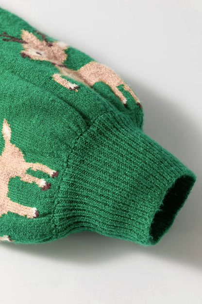 Christmas sweater lazy loose cute long sleeved pullover knitted sweater