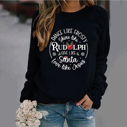 Women's Round Neck Sweatshirt New Arrival Christmas Foreign Trade
