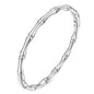 Bracelet Simple Round Bamboo Knot 5MM Stainless Steel Magnetic Bracelet