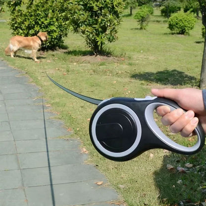 Retractable Dog Leash (5m/8m, 50kg capacity) – Adjustable, durable, for small/big dogs (walking, hiking)
