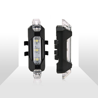 1pcs Bicycle Riding Equipment Accessories USB Charging LED Mountain Bike Light Bicycle Lighting Warning Tail Light