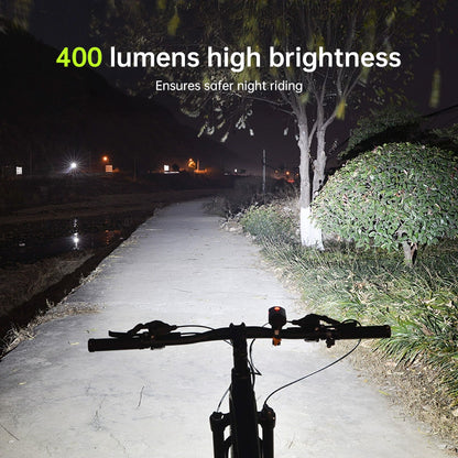 Bike headlight, bike flashlight, LED mountain bike torch, bike taillight, light sensor, cycling headlamp, bike accessories