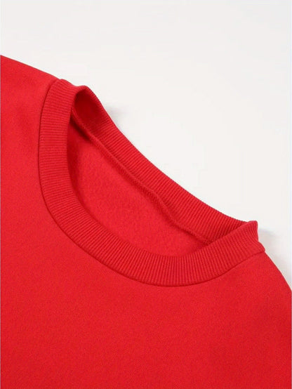 Women's Casual Christmas Print Long Sleeve Sweatshirt - Vibr